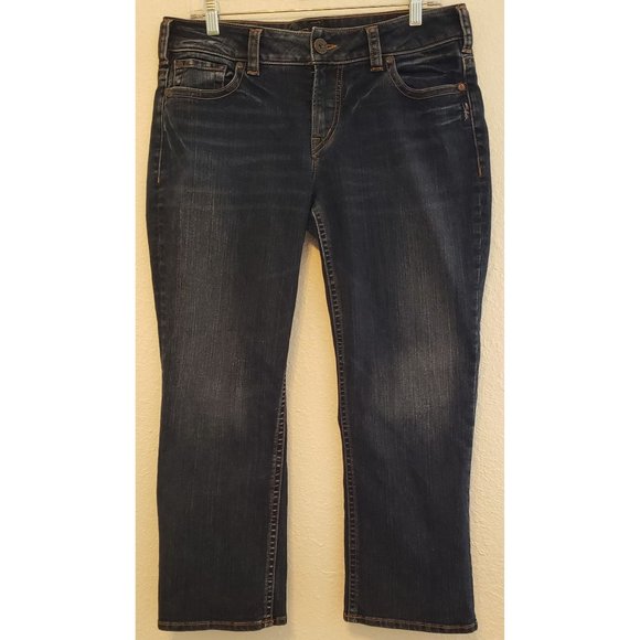 Silver Jean ~ Suki Capri ~ Size 33 - Picture 8 of 13